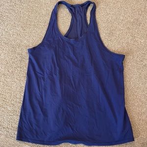 Lululemon running tank top with tied up back